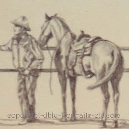 Cowboy & Horse